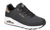 Skechers UNO 177094 BLK schwarz - sportliche Halbschuhe f?r Damen