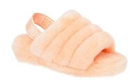 UGG 1095119 SCLL FLUFF YEAH SLIDE Damen Sandalette rose - scallop Lammfell Wa...
