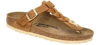 Birkenstock GIZEH BRAIDED 1021336 hell-braun - Pantoletten f?r Damen