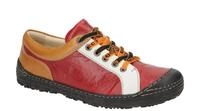 Eject 15736.002 DASS II Damenschuhe rot wei? cognac Sneaker Gummisohle