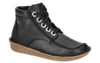 Clarks 26173884 4 Funny Cedar Damen Hi Cut Sneaker Boots Schwarz Echtleder