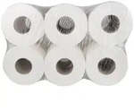 Jumbo Toilettenpapier, Zellstoff, 2-lagig - wei&szlig; (12 Rollen)