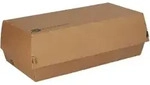 Baguettebox, Pappe braun - 7,5x23,5x12cm (25 Stk.)"