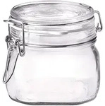 Drahtb&uuml;gelglas / Einmachglas Fido eckig - 500ml