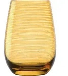 Becher Twister bernstein, St&ouml;lzle - 465ml (6 Stk.) - 6er Karton