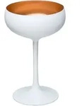 Cocktailschale, matt wei&szlig;/bronze, Elements St&ouml;lzle - 230ml (6 Stk.) - 6er...