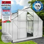 Aluminium Gew&auml;chshaus 380x250x205