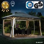 Alu-Pavillon SUMMERDREAM 3x4m beige inkl. LEDs