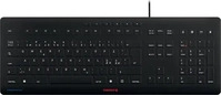 Cherry JK-8502EU-2, Cherry Keyboard Stream wired black (US) (JD-8502EU-2)