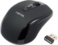 LogiLink ID0031, LogiLink Mouse Wireless Optical Mini Mouse, 2,4GHz, black (ID0031)
