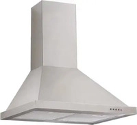 PKM 6090-2H Wandhaube Dunstabzugshaube inkl LED Beleuchtung Edelstahl 60 cm