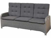 Ploß Kibico Comfort 3-Sitzer Lounge-Sofa, grau-natur-meliert,...