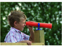 KARIBU Aktion Teleskop, rot, Kunststoff, 6x100 cm, für Gartenspielgeräte 82764