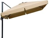 Schneider Rhodos Ampelschirm, natur, quadratisch, 300 x 300 cm