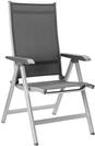 Kettler BasicPlus Klappstuhl, silber/anthrazit, Alu/Textilene, 0301201-0000