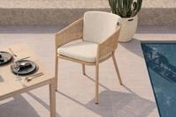 Hartman Shades of Colour Altea Diningsessel, cappuccino/beige,