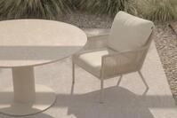 Hartman Shades of Colour Zaragoza Low Dining Sessel, sand/beige,