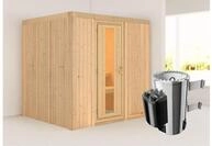 KARIBU Systemsauna Daria, Fichtenholz 68mm, Fronteinstieg, ca. 3,3m&sup2; 85926