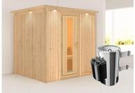 KARIBU Systemsauna Daria, Fichtenholz 68mm, Fronteinstieg, ca. 3,3m&sup2; 85930