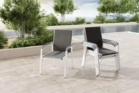 Kettler 0301205-0000, KETTLER BasicPlus Stapelsessel, silber/anthrazit,