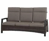 Siena Garden Corido 3-Sitzer Sofa, charcoal, Alu / Gardino&reg;-Geflecht, 206x87x103 cm,