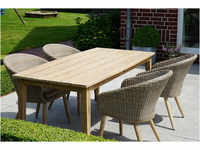 Ploß Borneo Dining-Tisch, FSC-Akazienholz, gebürstet, 180 x 90 cm 4200054