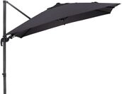 Schneider Rhodos Eco Twist Ampelschirm, anthrazit, quadratisch, 270 x 270 cm