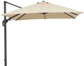 Schneider Rhodos Twist Ampelschirm, natur, 300 x 300 cm, quadratisch