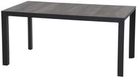 Siena Garden Silva Esstisch, anthrazit/grau, Alu/Keramik, 160x90 cm