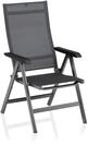 Kettler Basic Plus Premium Klappstuhl, anthrazit/lakritz, Alu/Outdoorgewebe,