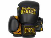 BRM BENLEE Boxhandschuhe DRACO aus Leder Black/yellow