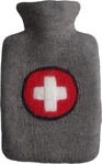 Hugo Frosch W&auml;rmflasche Klassik 1,8 l mit Filzbezug Kreuz
