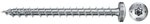 fischer Holzschraube PowerFast II Vollgewinde Halbrundkopf TX20 blau verzinkt 4 x 35