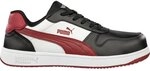 Puma sportlicher Sicherheitsschuh FRONTCOURT LOW S3L ESD schwarz/wei&szlig;/rot Gr. 39