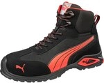 Puma MADRID MID S1PL hoher sportlicher Sicherheitsschuh schwarz-rot 39