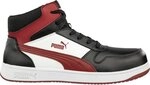 Puma sportlicher Sicherheitsschuh FRONTCOURT MID S3L ESD schwarz/wei&szlig;/rot Gr. 36