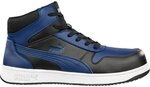 Puma sportlicher Sicherheitsschuh FRONTCOURT MID S3L ESD blau/schwarz Gr. 39