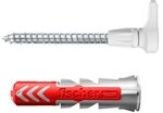 fischer DuoPower EasyHook Angle Winkelhaken mit D&uuml;beln 8x40 und Schrauben - 25