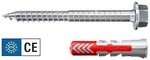 fischer DuoPower ETA 2-Komponenten-Universald&uuml;bel 8x40 mit Sicherheitsschraube - 50