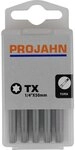 Projahn Bit 6,3 (1/4") f&uuml;r Innen-TX-Schrauben T45 x 50 mm - 10 St&uuml;ck
