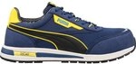 Puma RIDER BLUE LOW flacher Sicherheitsschuh im Retro-Look SB metallfrei blau 47