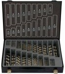 Projahn Metall-Magazin Spiralbohrer HSS-TiN DIN 338 - 1 bis 10 mm - 170-teilig
