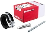 fischer Gelenkrohrschellen-Set FGRS 31 - 37 mm mit UX-D&uuml;beln und Stockschrauben - 10
