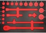 Projahn PROFORM-Werkstattwageneinlage leer f&uuml;r 3/4" Werkzeug...