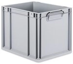 Eurobox NextGen 2.0 grau geschlossene Griffmulden ohne Farbring - 400x300x320mm