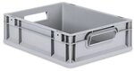 Eurobox NextGen 2.0 grau offene Griffmulden ohne Farbring - 400x300x120mm