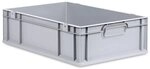 Eurobox NextGen 2.0 grau geschlossene Griffmulden ohne Farbring - 600x400x170mm