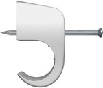fischer Mehrbereichs-Nagelschelle MNS zur Kabelfixierung 10 - 14 mm - 100 St&uuml;ck