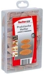 fischer Praktische Helfer Holzd&uuml;belbox Leimen und Verbinden mit Flachd&uuml;beln