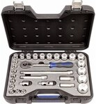 Projahn Industrie-Steckschl&uuml;ssel-Koffer metrisch 12,5 (1/2") 30-teilig